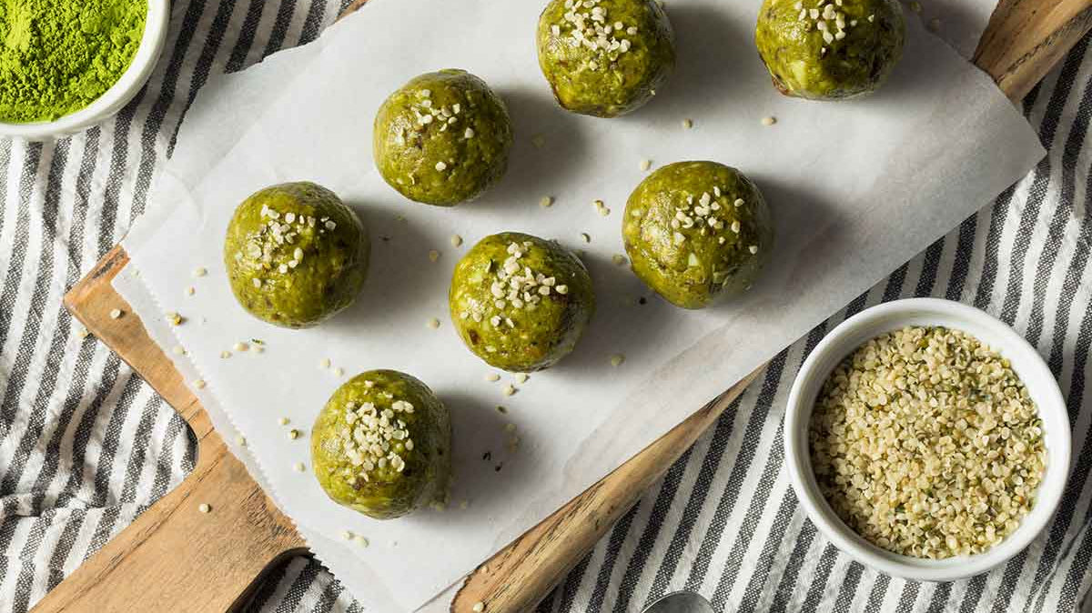 Matcha Raw Energy Bliss Balls