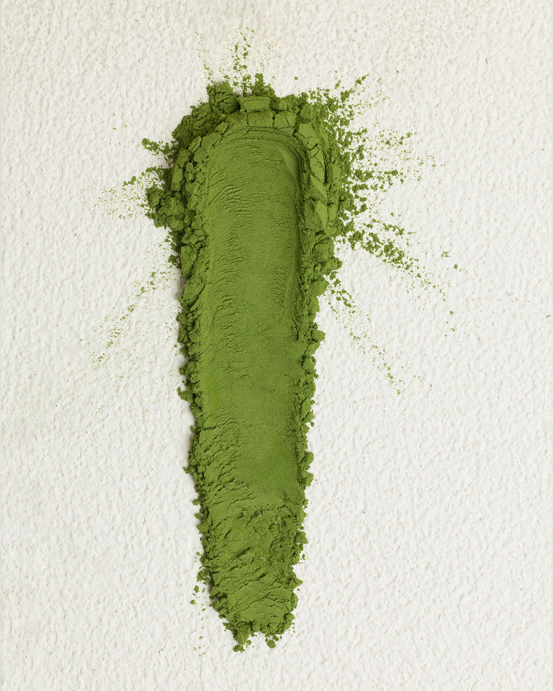 Master matcha texture and green vibrant color