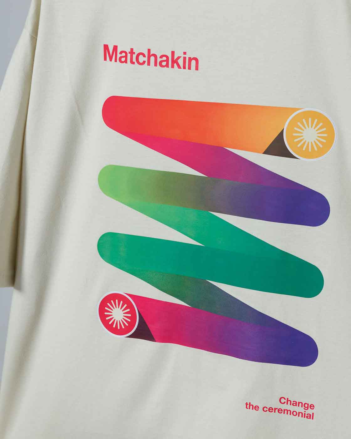 Matchakin Smiley T-Shirt – Organic Cotton Limited Edition