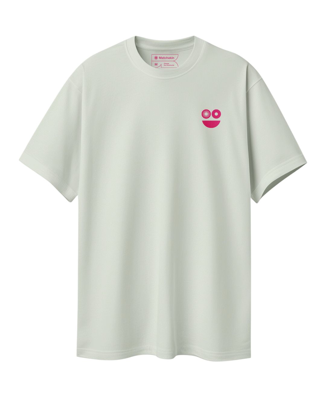 Matchakin Smiley T-Shirt – Organic Cotton Limited Edition