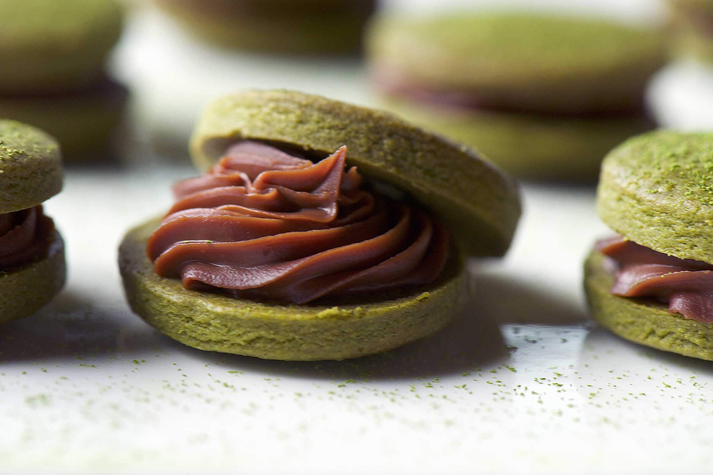 Matcha Oreo cookies from master chef Jason Licker