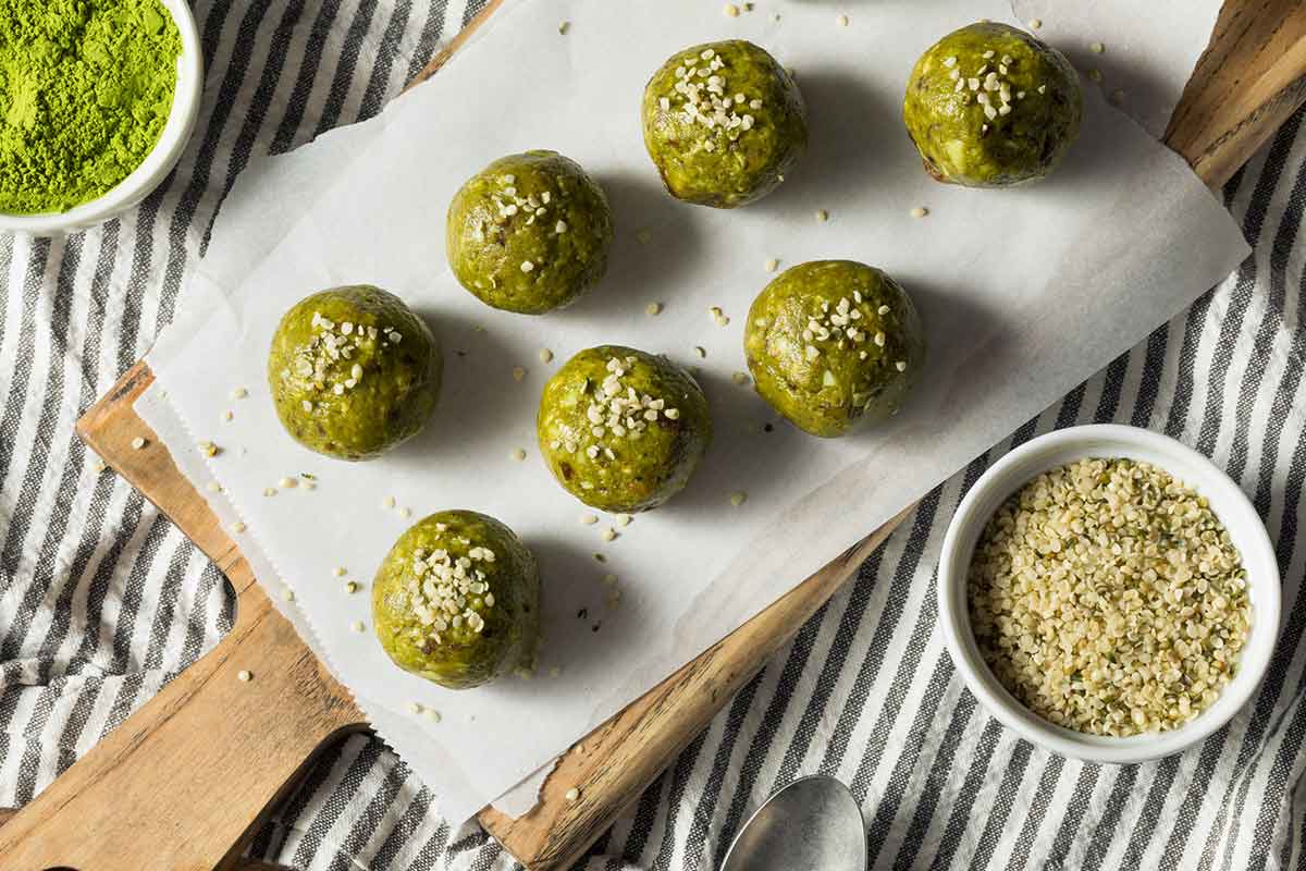 Matcha Raw Energy Bliss Balls