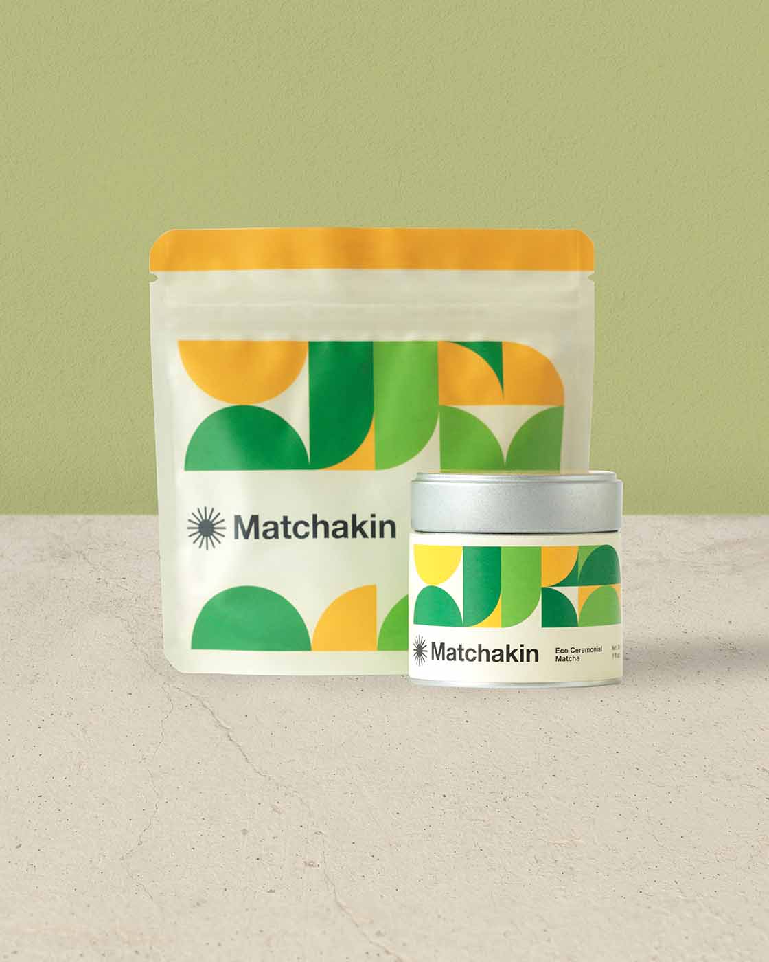 Choose your Matchakin Eco matcha size, 30gr tin or 50gr pouch
